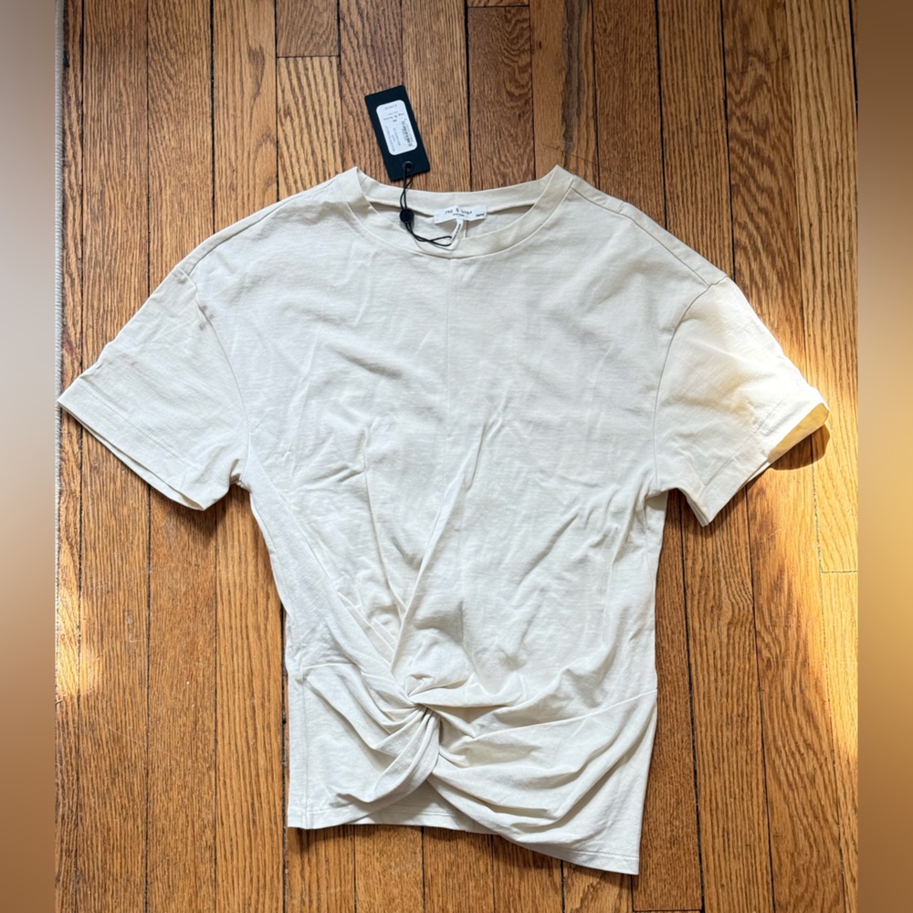 rag & bone Mica Draped Tee - Size XS - NWT